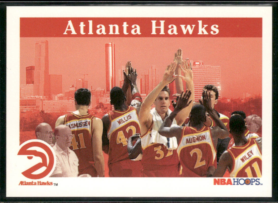 Atlanta Hawks 1992-93 Hoops #266 Atlanta Hawks