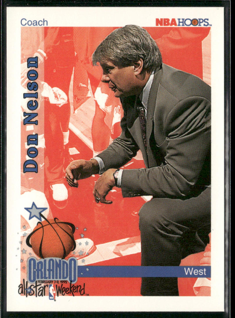 Don Nelson 1992-93 Hoops #319 Golden State Warriors