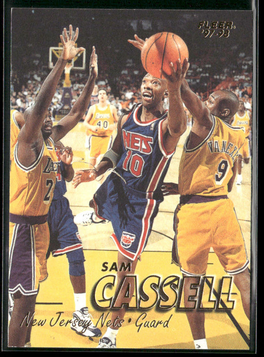 Sam Cassell 1997-98 Fleer #152 New Jersey Nets