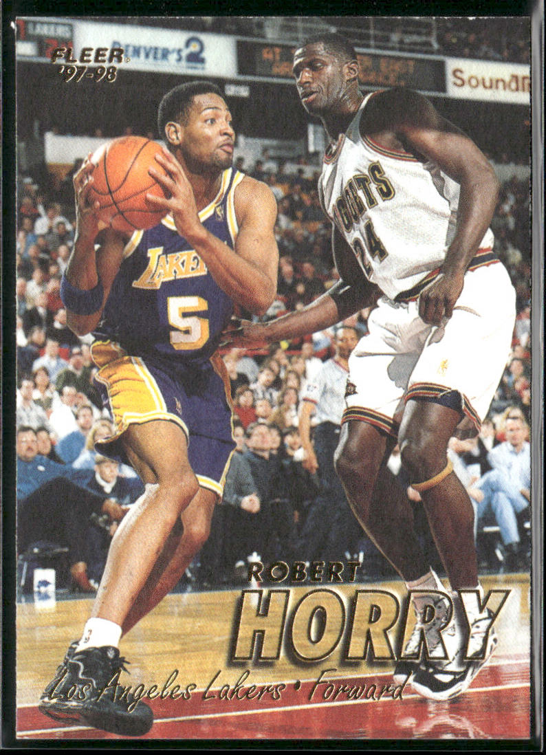 Robert Horry 1997-98 Fleer #144 Los Angeles Lakers