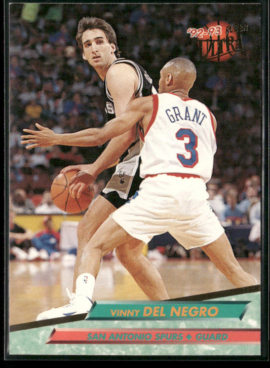 Vinny Del Negro 1992-93 Ultra #354 San Antonio Spurs
