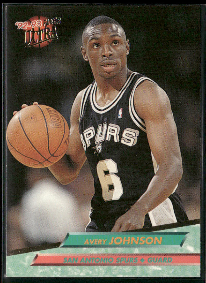 Avery Johnson 1992-93 Ultra #356 San Antonio Spurs