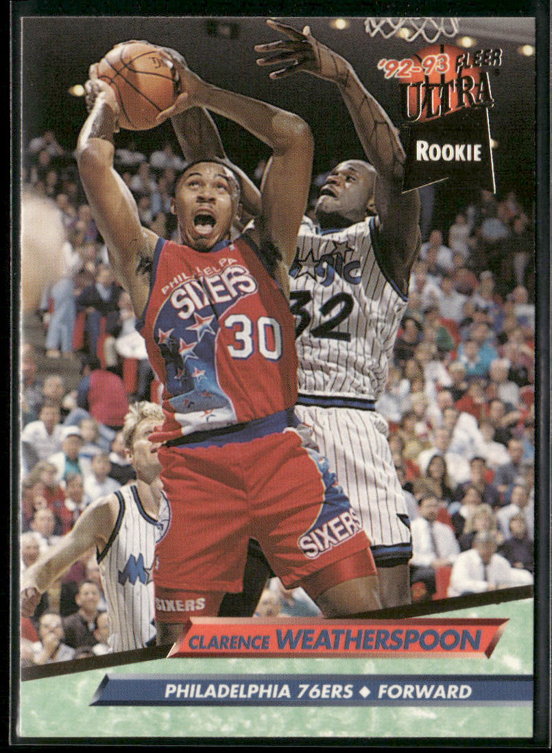 Clarence Weatherspoon 1992-93 Ultra #335 RC Philadelphia 76ers