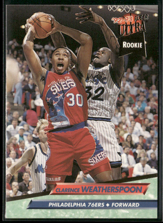 Clarence Weatherspoon 1992-93 Ultra #335 RC Philadelphia 76ers