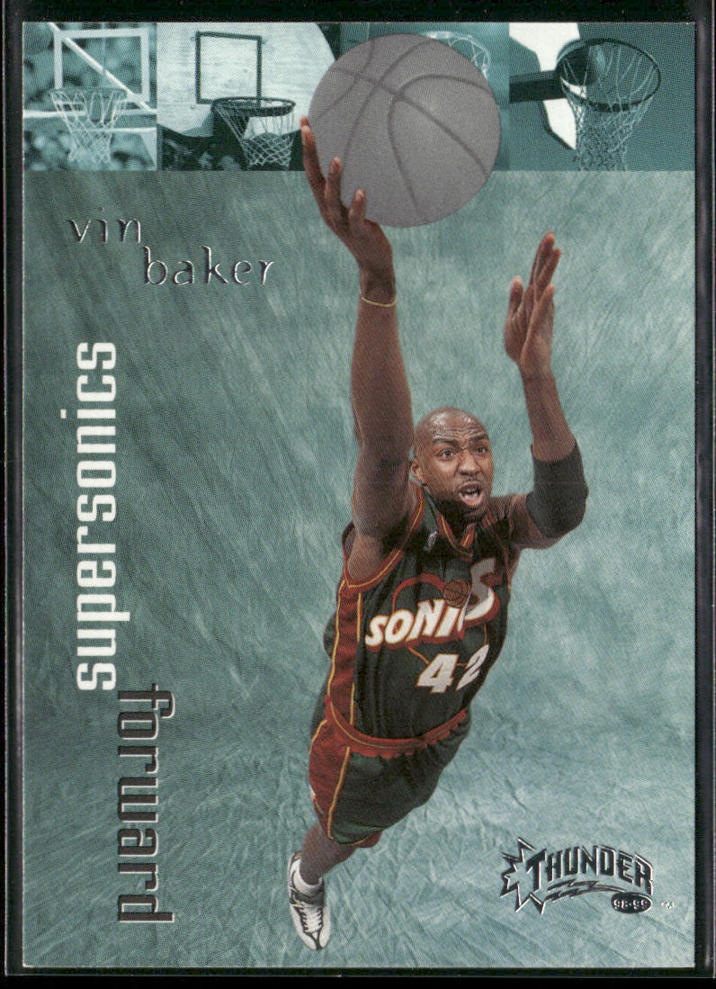 Vin Baker 1998-99 SkyBox Thunder #122 Seattle SuperSonics