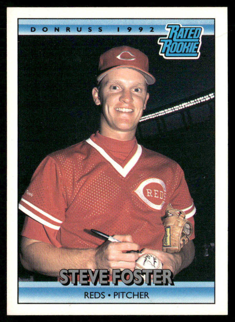Steve Foster 1992 Donruss #420 RC Cincinnati Reds