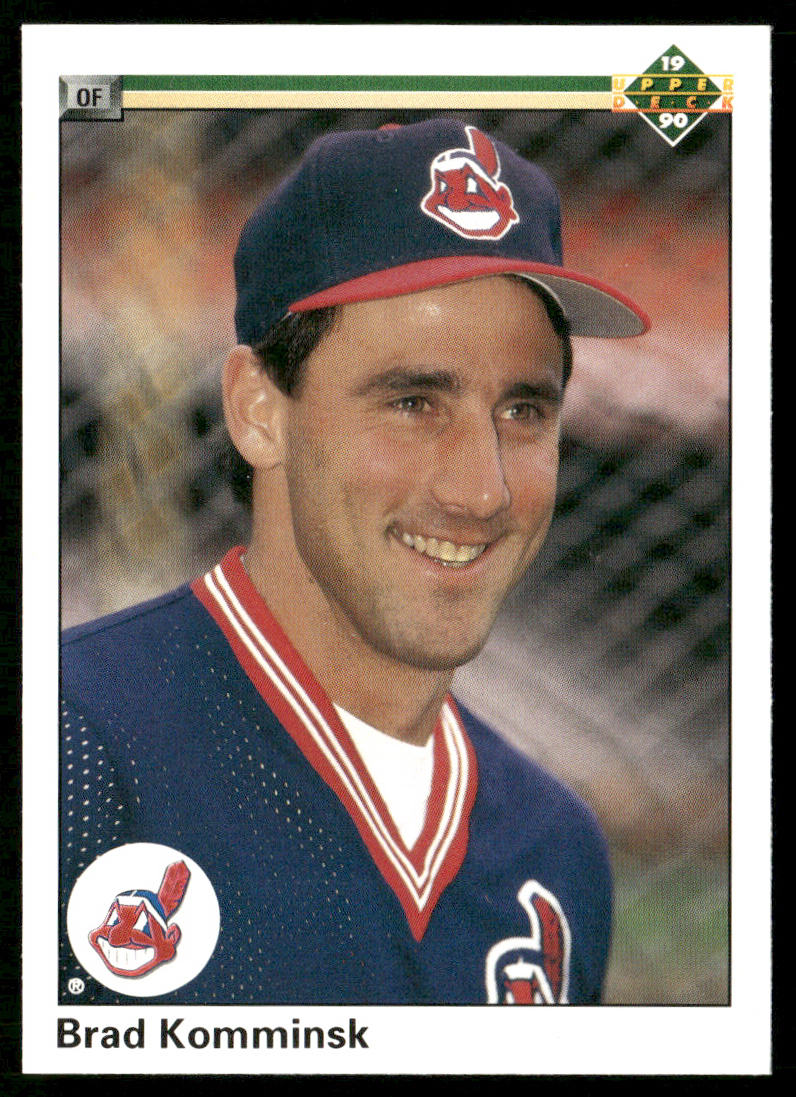 Brad Komminsk 1990 Upper Deck #428 Cleveland Indians