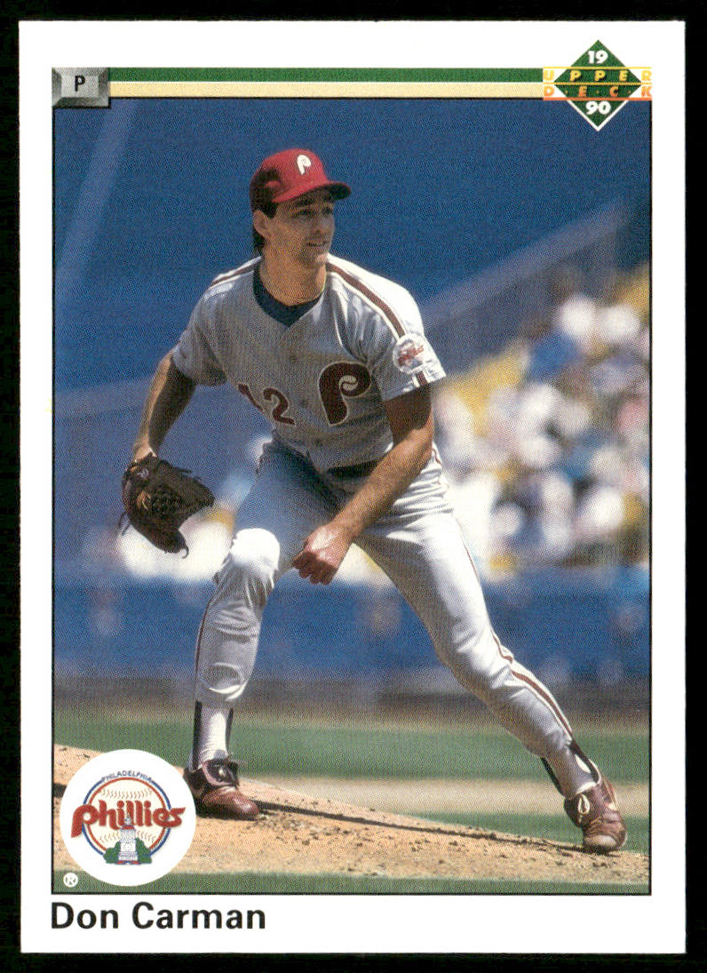 Don Carman 1990 Upper Deck #420 Philadelphia Phillies