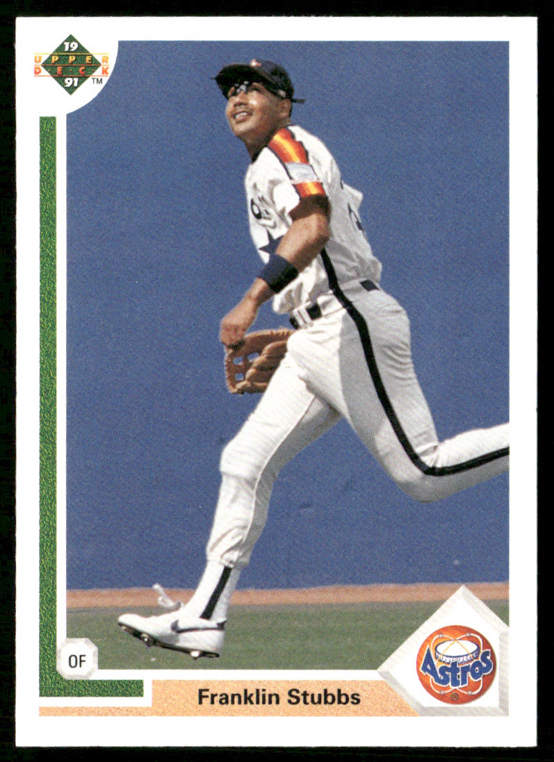 Franklin Stubbs 1991 Upper Deck #168d Houston Astros