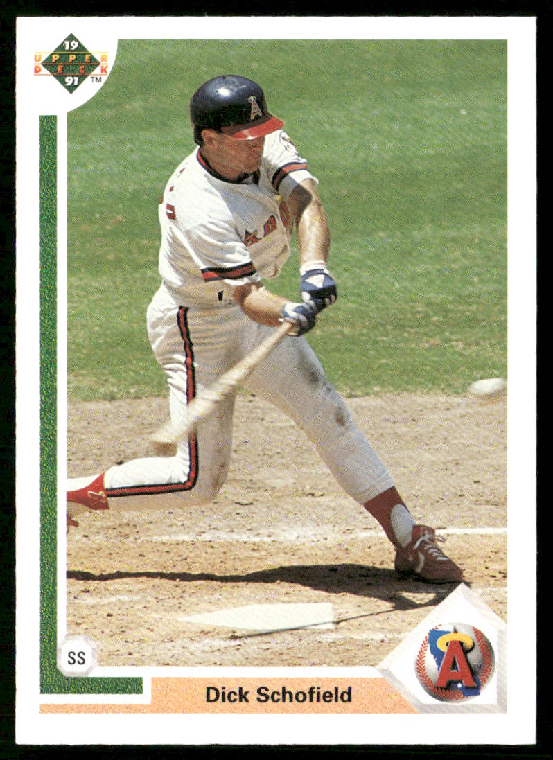 Dick Schofield 1991 Upper Deck #169 California Angels