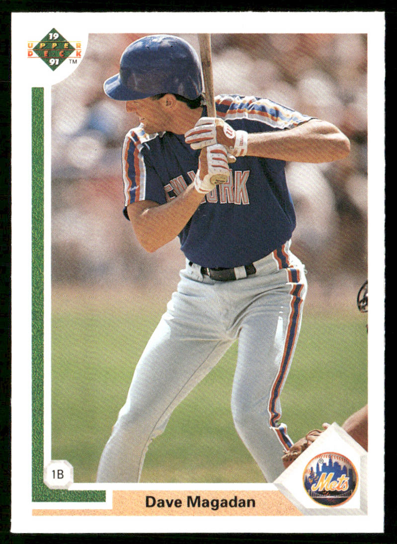 Dave Magadan 1991 Upper Deck #177 New York Mets