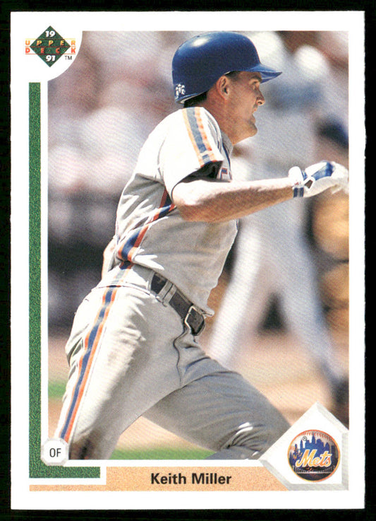 Keith Miller 1991 Upper Deck #196c New York Mets
