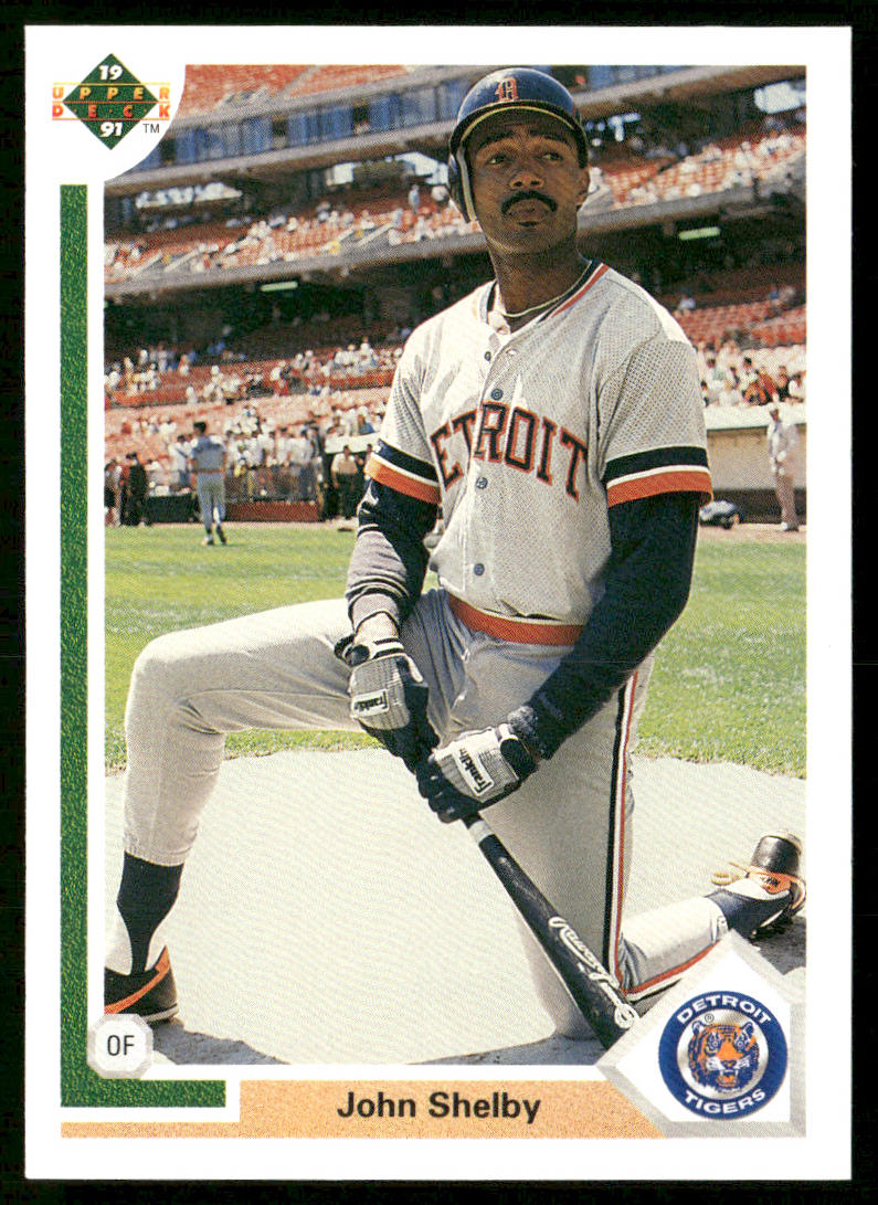 John Shelby 1991 Upper Deck #201 Detroit Tigers