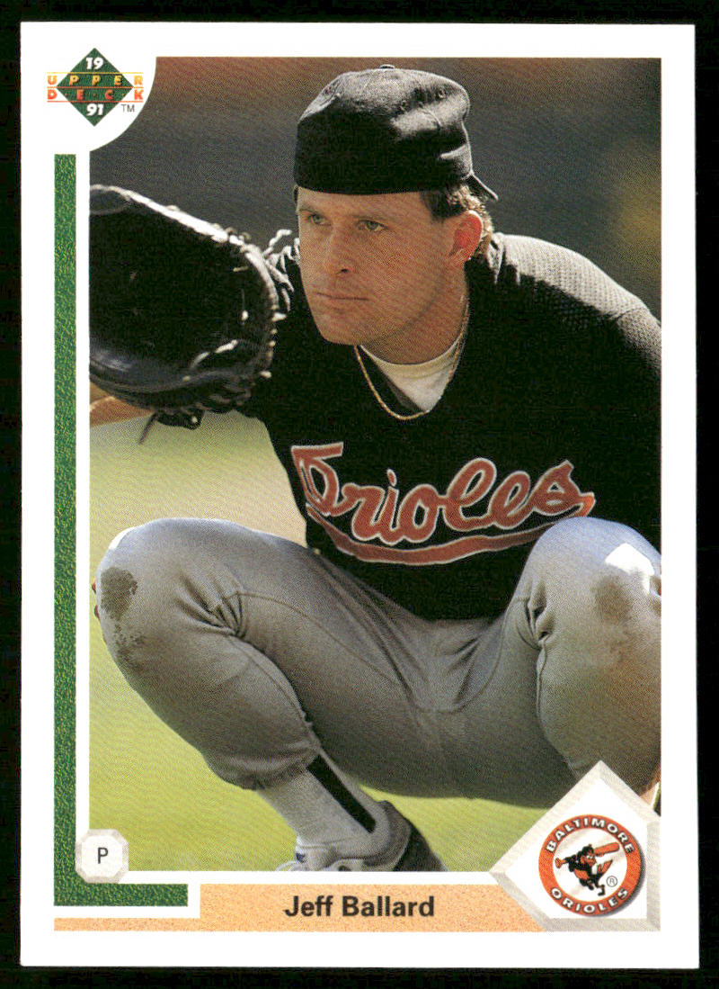 Jeff Ballard 1991 Upper Deck #260b Baltimore Orioles