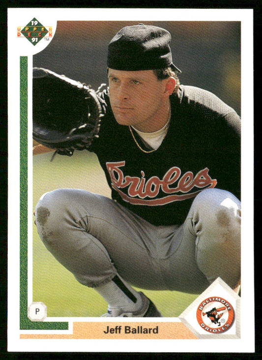 Jeff Ballard 1991 Upper Deck #260b Baltimore Orioles