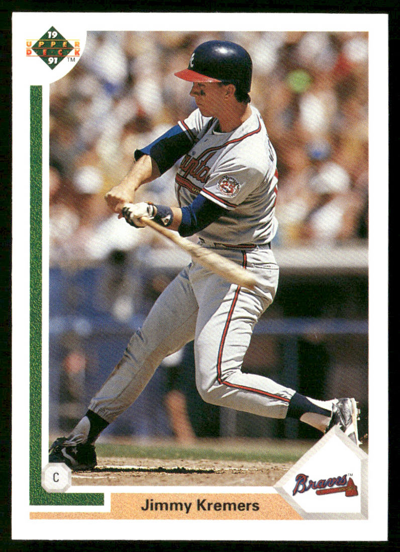 Jimmy Kremers 1991 Upper Deck #262 Atlanta Braves