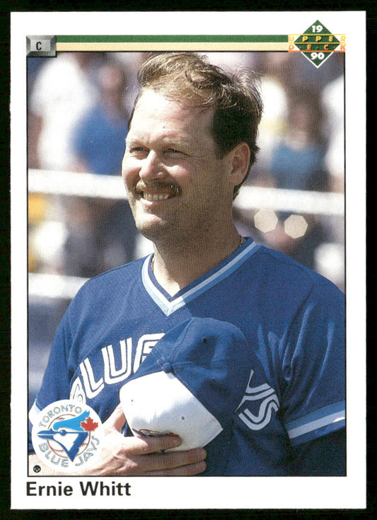Ernie Whitt 1990 Upper Deck #148b Toronto Blue Jays