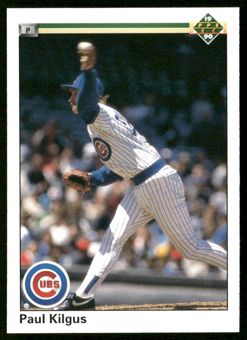 Paul Kilgus 1990 Upper Deck #155b Chicago Cubs
