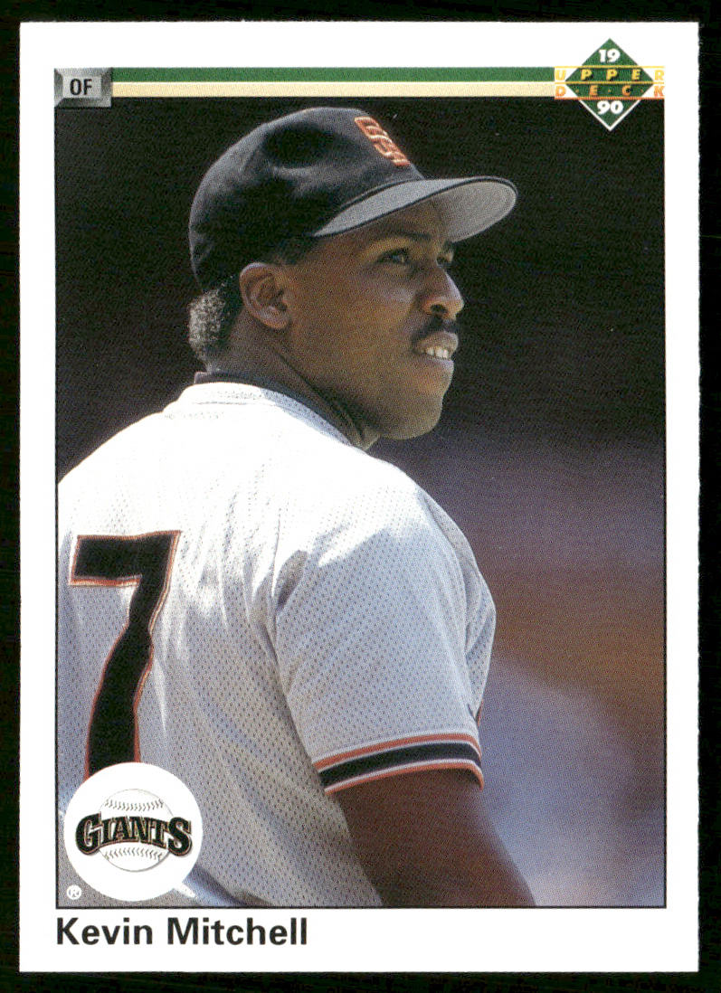 Kevin Mitchell 1990 Upper Deck #117a San Francisco Giants