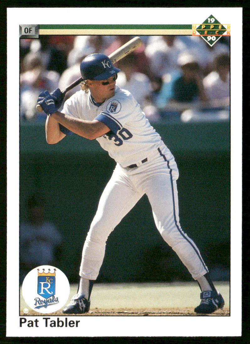 Pat Tabler 1990 Upper Deck #142b Kansas City Royals