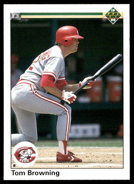 Tom Browning 1990 Upper Deck #189a Cincinnati Reds