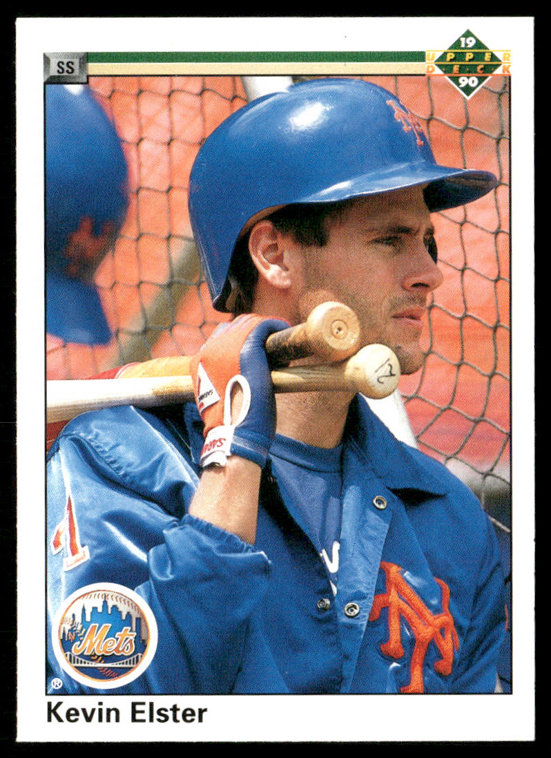 Kevin Elster 1990 Upper Deck #187a New York Mets