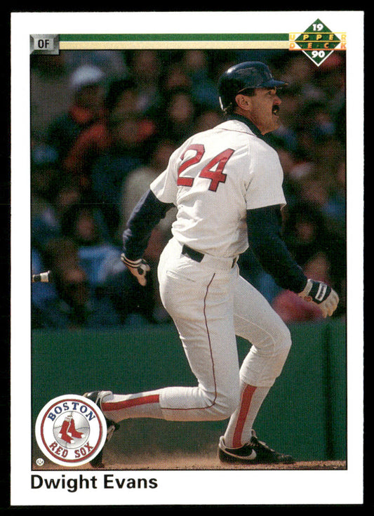 Dwight Evans 1990 Upper Deck #112b Boston Red Sox