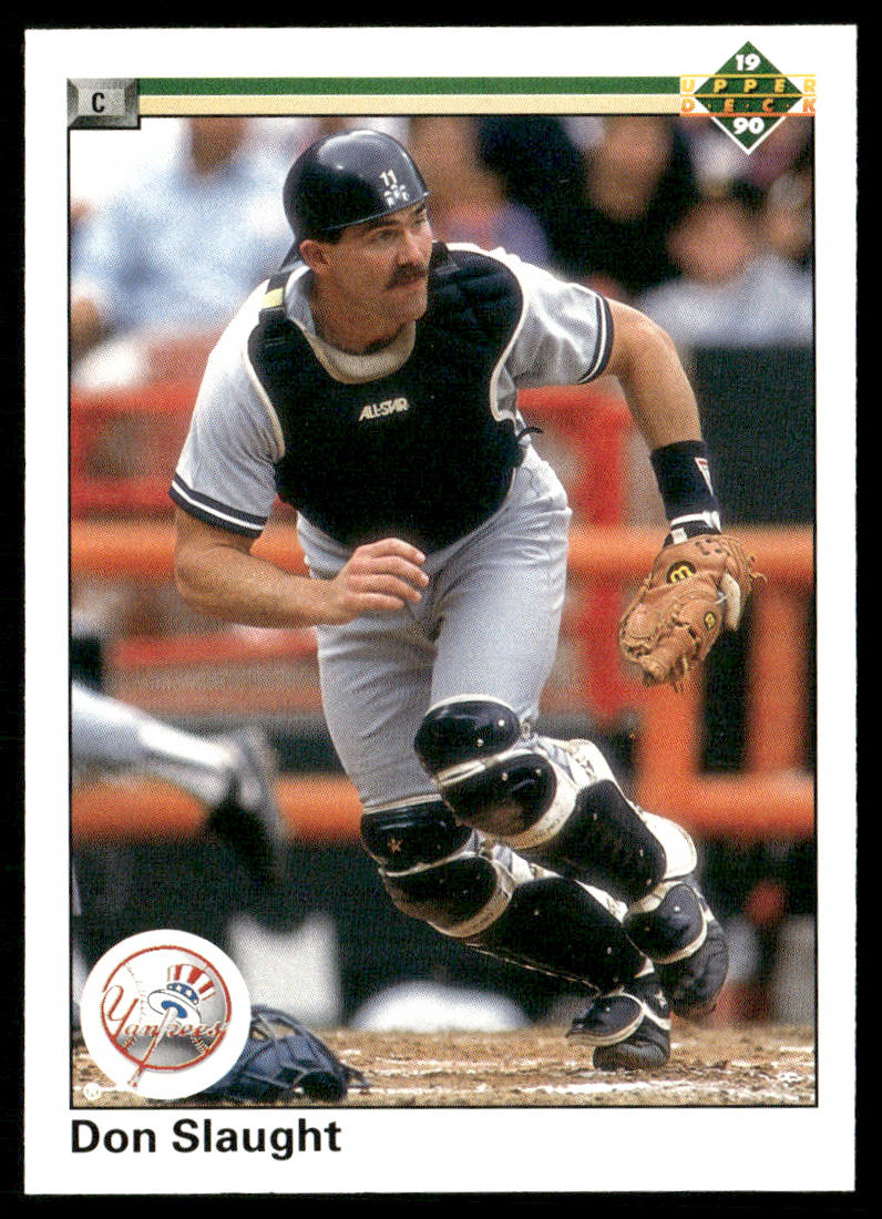 Don Slaught 1990 Upper Deck #152a New York Yankees