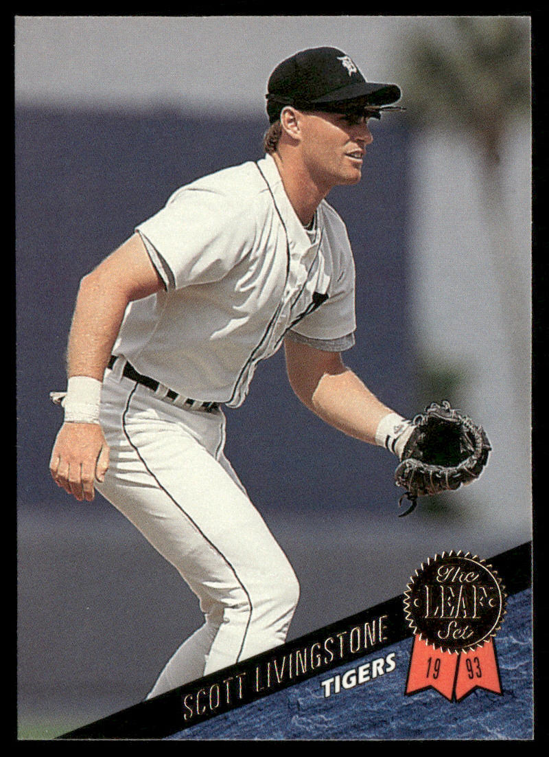 Scott Livingstone 1993 Leaf #375 Detroit Tigers