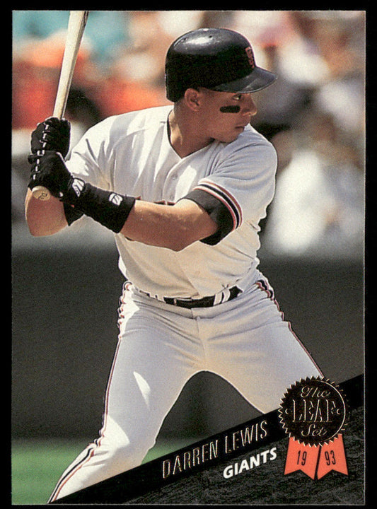 Darren Lewis 1993 Leaf #369 San Francisco Giants