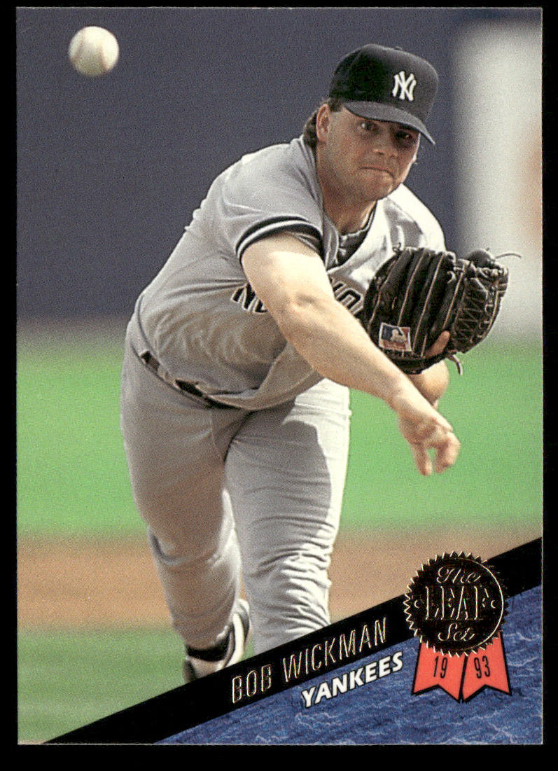 Bob Wickman 1993 Leaf #424 New York Yankees