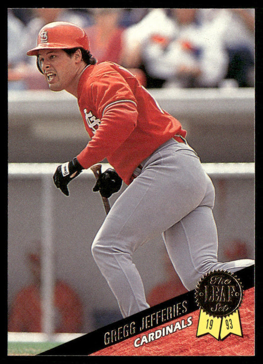 Gregg Jefferies 1993 Leaf #265 St. Louis Cardinals