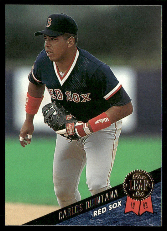 Carlos Quintana 1993 Leaf #437 Boston Red Sox