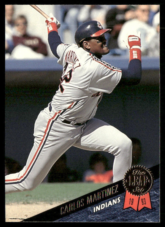 Carlos Martinez 1993 Leaf #347 Cleveland Indians