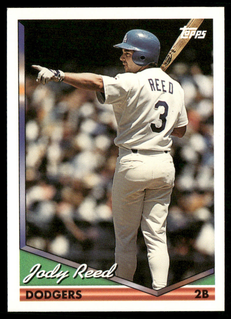 Jody Reed 1994 Topps #325b Los Angeles Dodgers