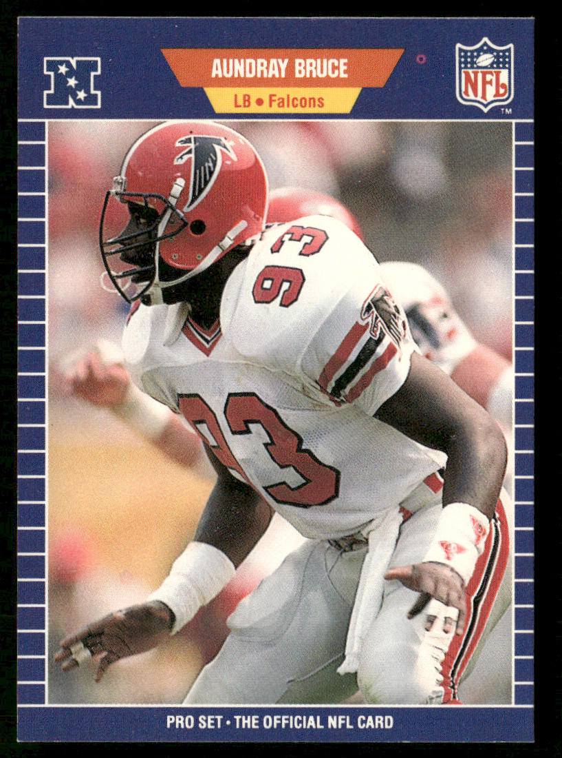 Aundray Bruce 1989 Pro Set #2 RC Atlanta Falcons