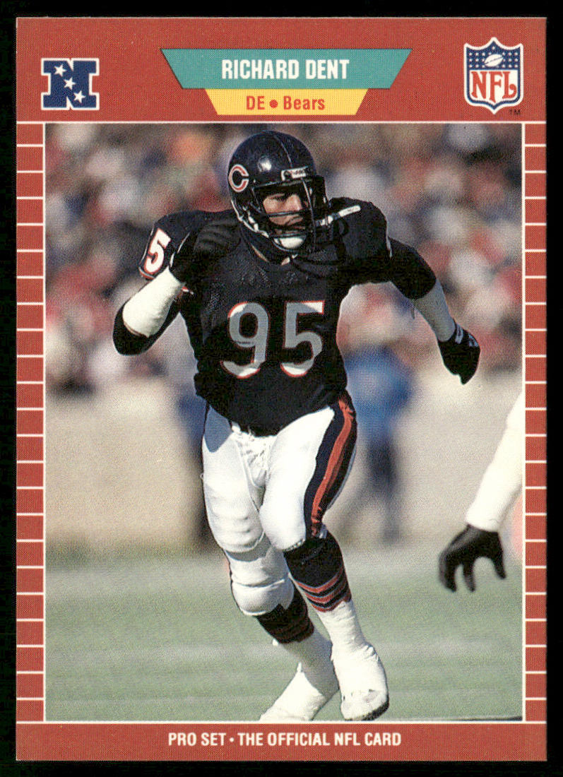 Richard Dent 1989 Pro Set #38 Chicago Bears