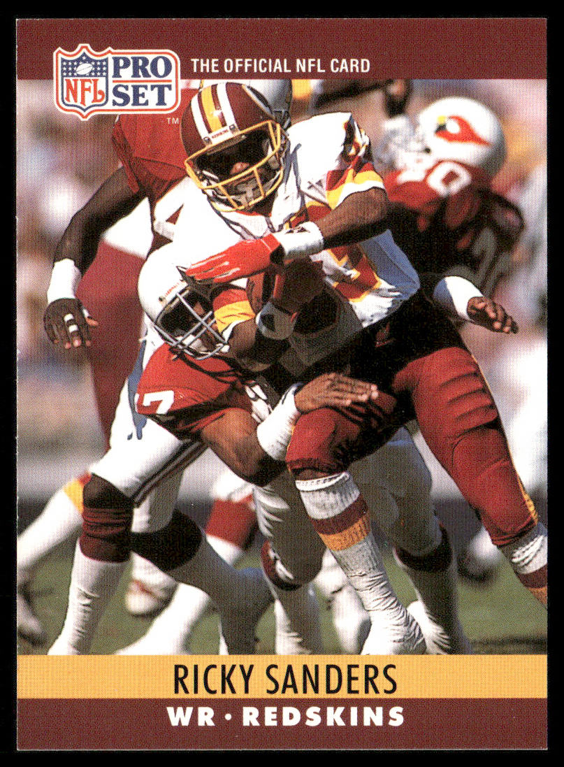 Ricky Sanders 1990 Pro Set #331 Washington Redskins