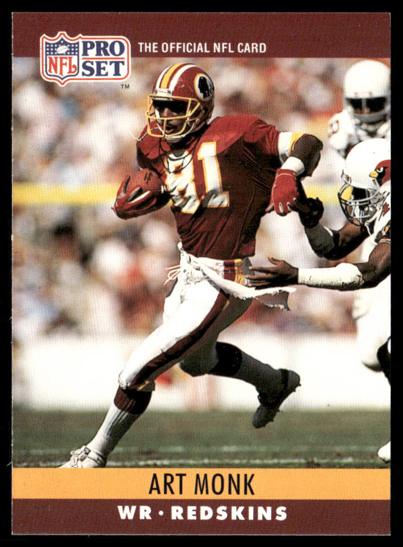 Art Monk 1990 Pro Set #328 Washington Redskins