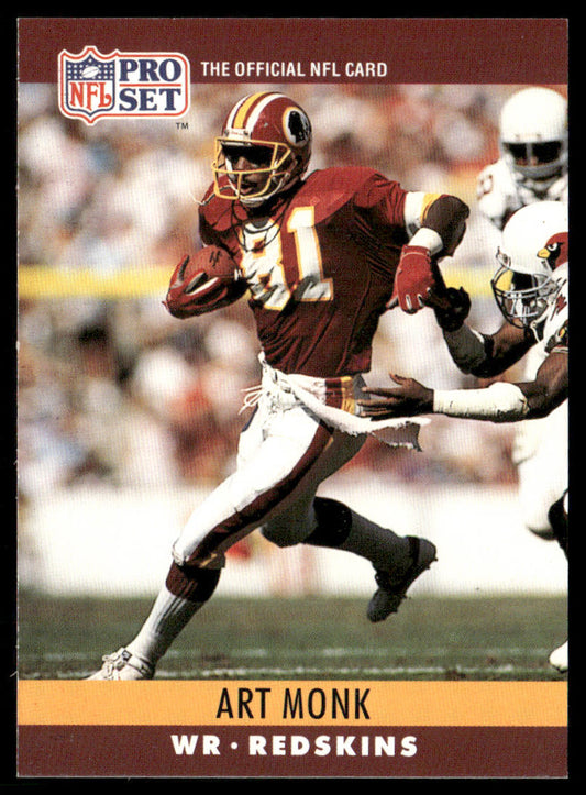 Art Monk 1990 Pro Set #328 Washington Redskins