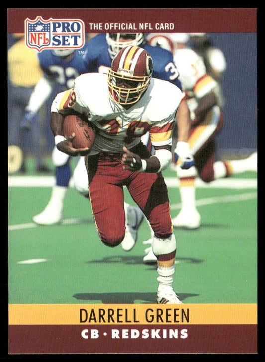 Darrell Green 1990 Pro Set #323 Washington Redskins