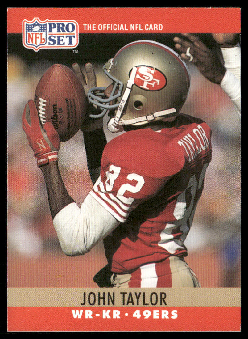 John Taylor 1990 Pro Set FACT Cincinnati #297 San Francisco 49ers