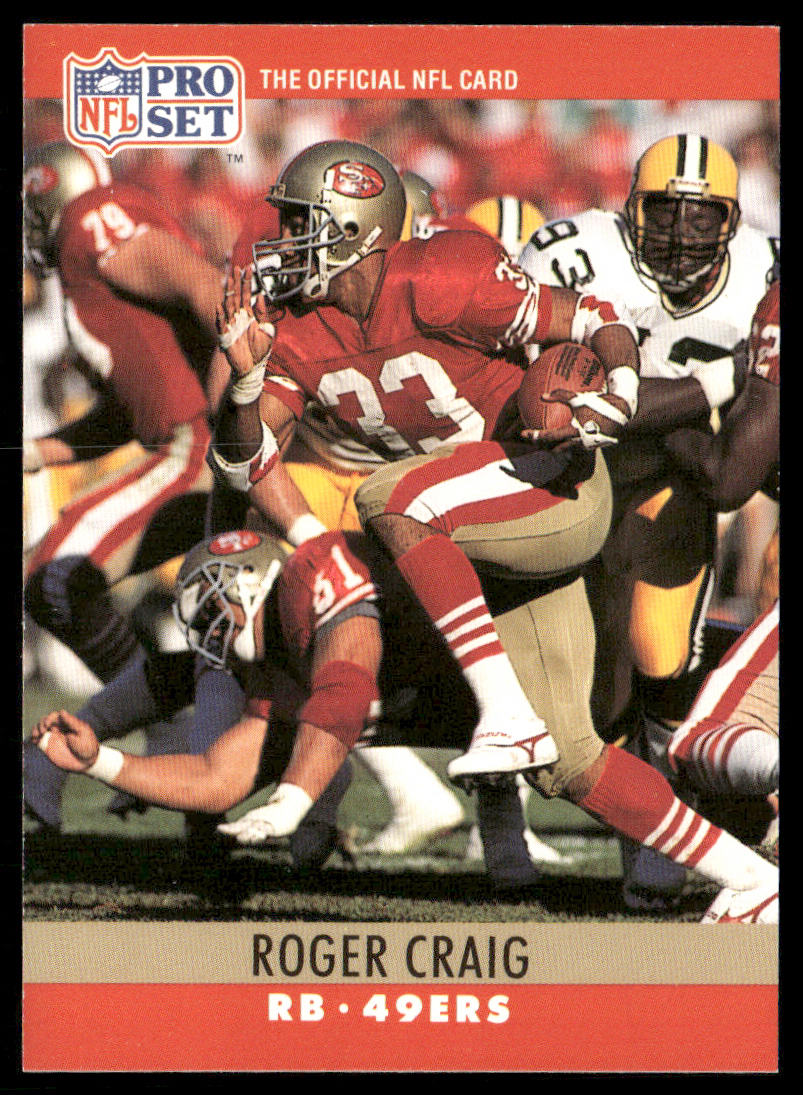 Roger Craig 1990 Pro Set #287 San Francisco 49ers