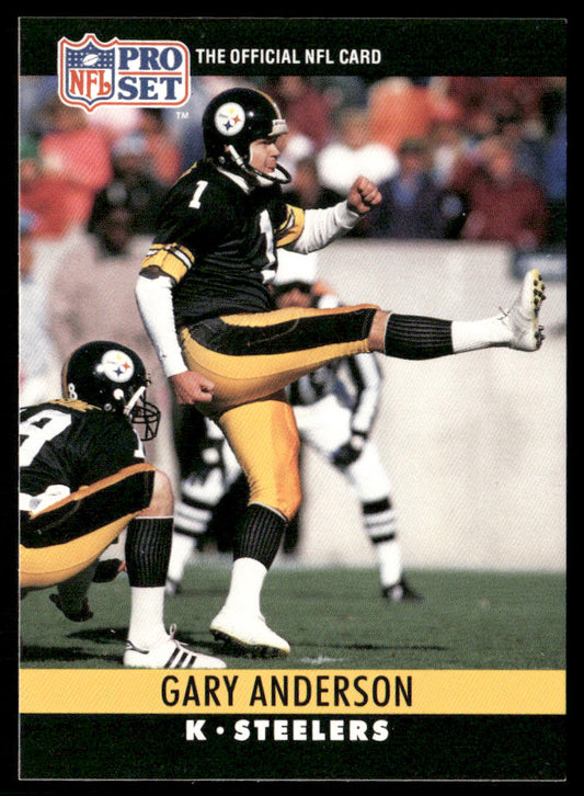 Gary Anderson 1990 Pro Set #266 Pittsburgh Steelers