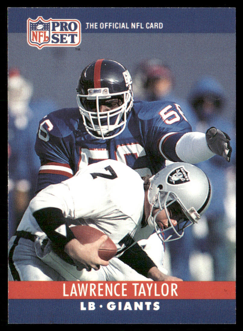 Lawrence Taylor 1990 Pro Set #231 New York Giants