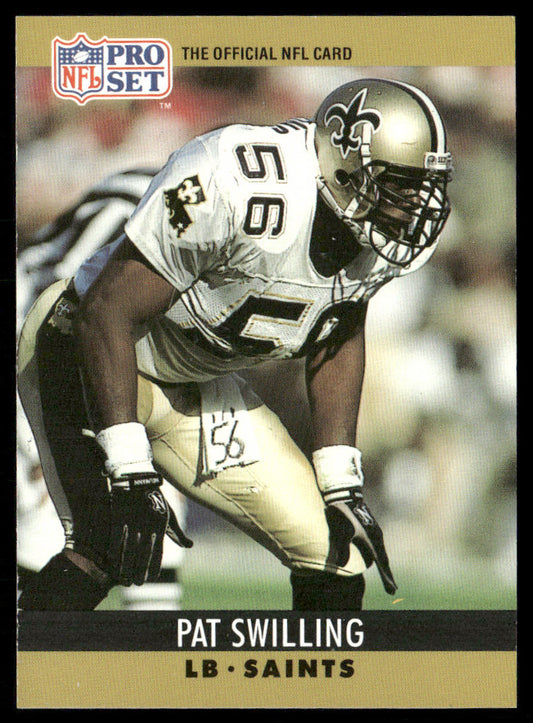 Pat Swilling 1990 Pro Set #218 New Orleans Saints