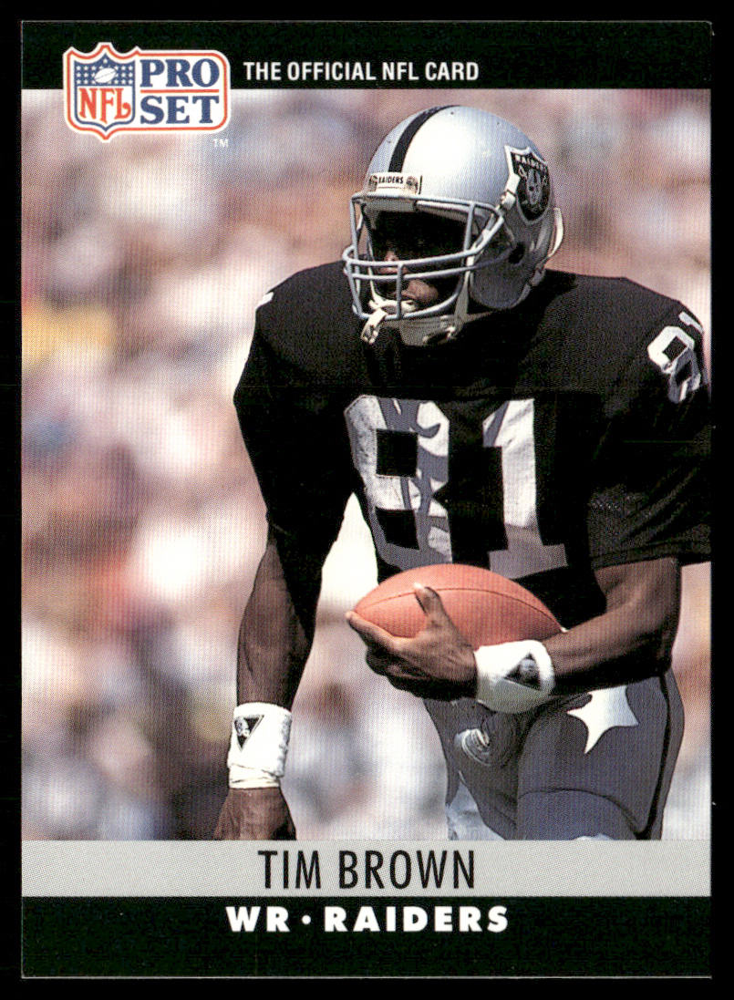 Tim Brown 1990 Pro Set #150 Los Angeles Raiders