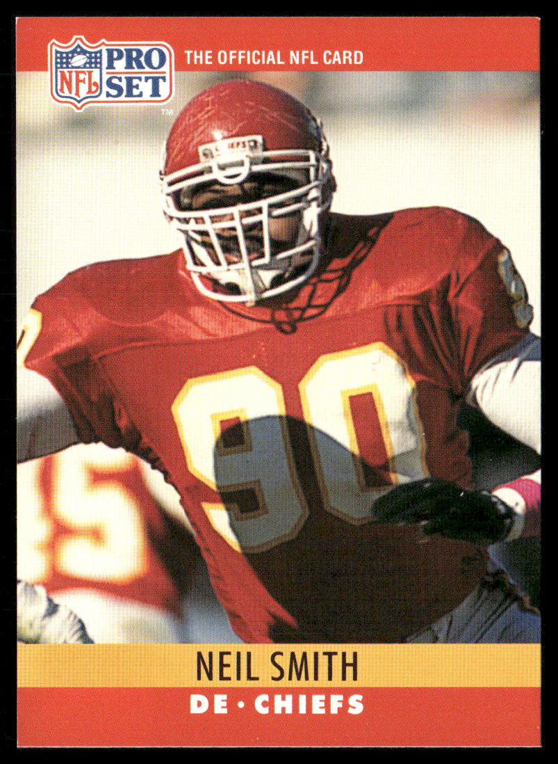 Neil Smith 1990 Pro Set #147 Kansas City Chiefs