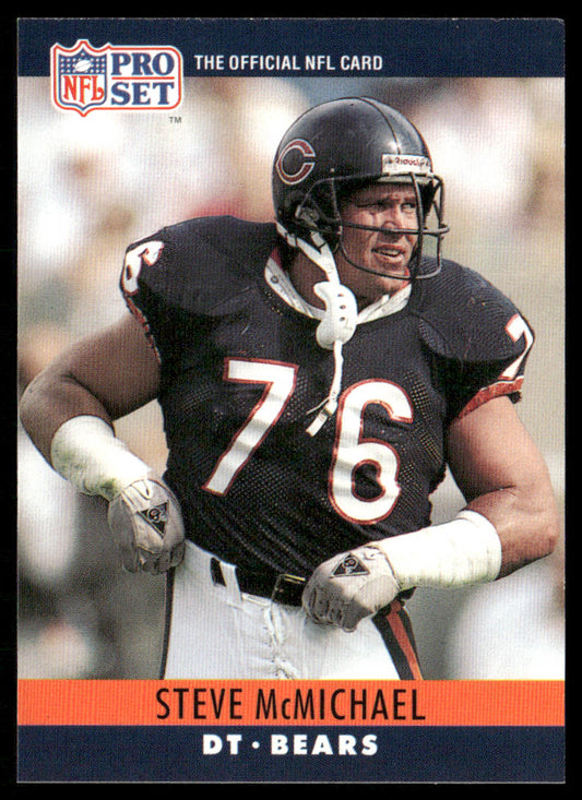 Steve McMichael 1990 Pro Set #54 Chicago Bears