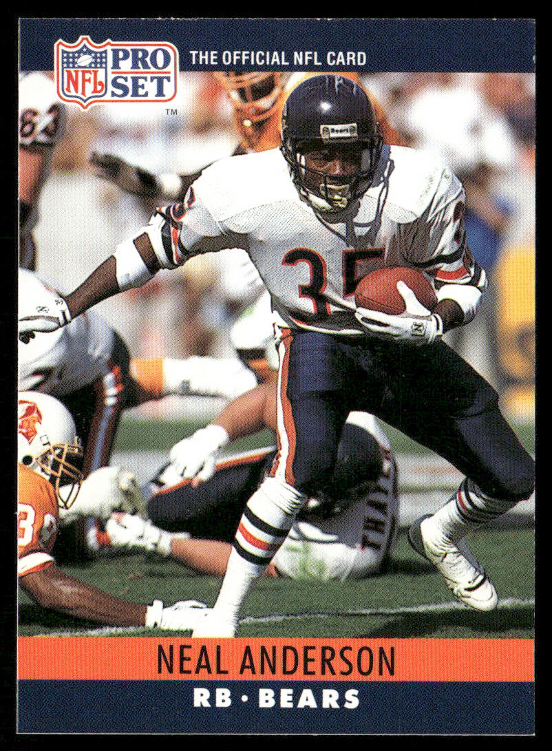 Neal Anderson 1990 Pro Set #49 Chicago Bears